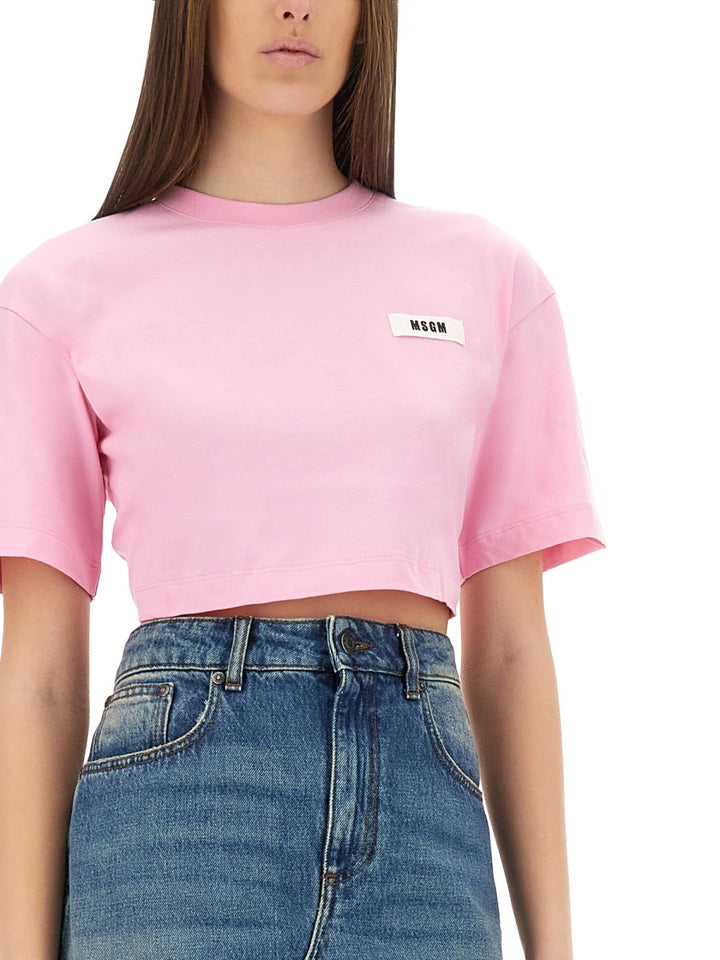 MSGM T shirts - Pink | Wanan Luxury