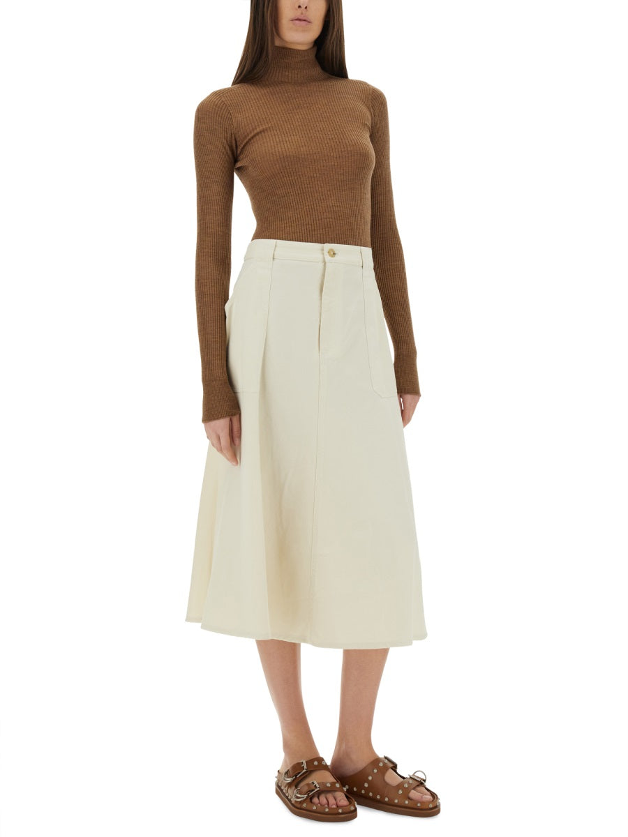 A.P.C. Skirts - White | Wanan Luxury