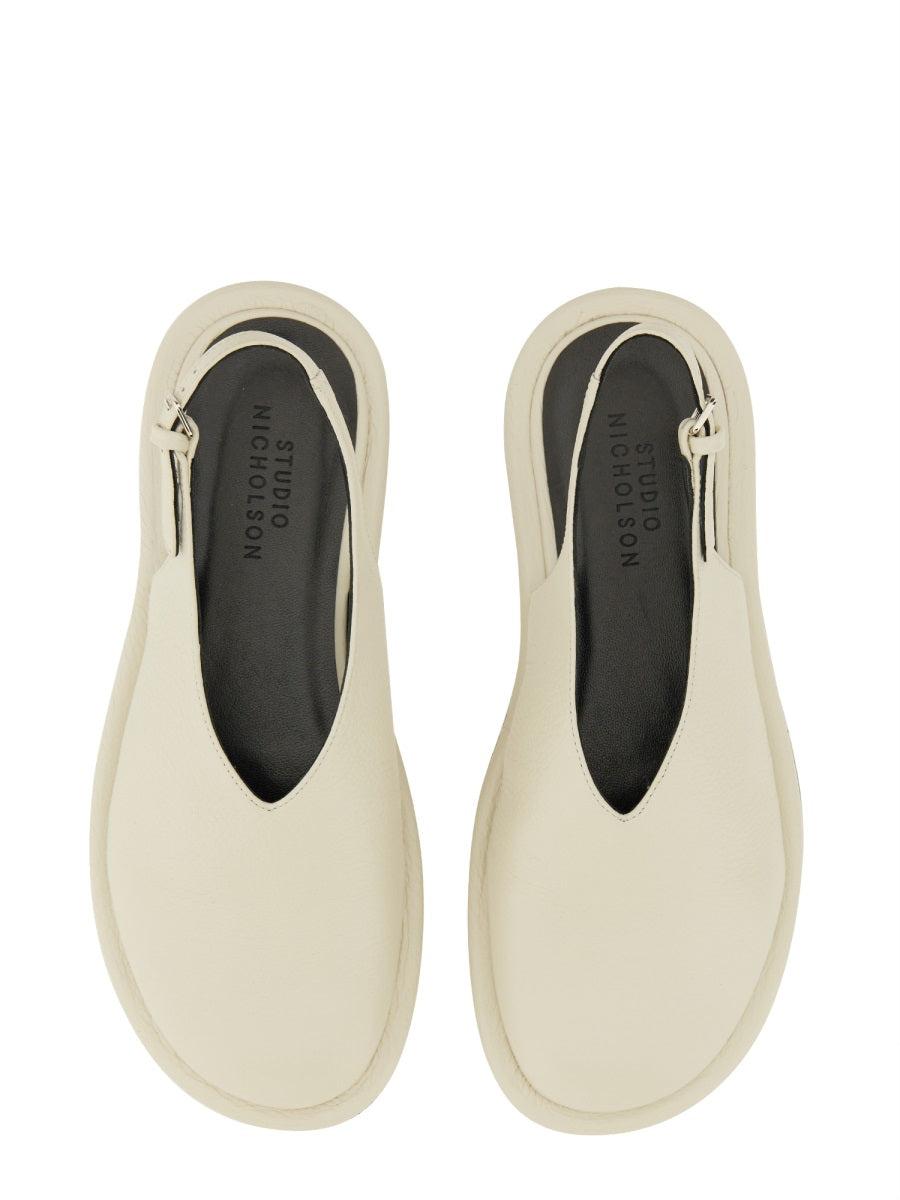 Studio Nicholson Flat Shoes - White | Wanan Luxury