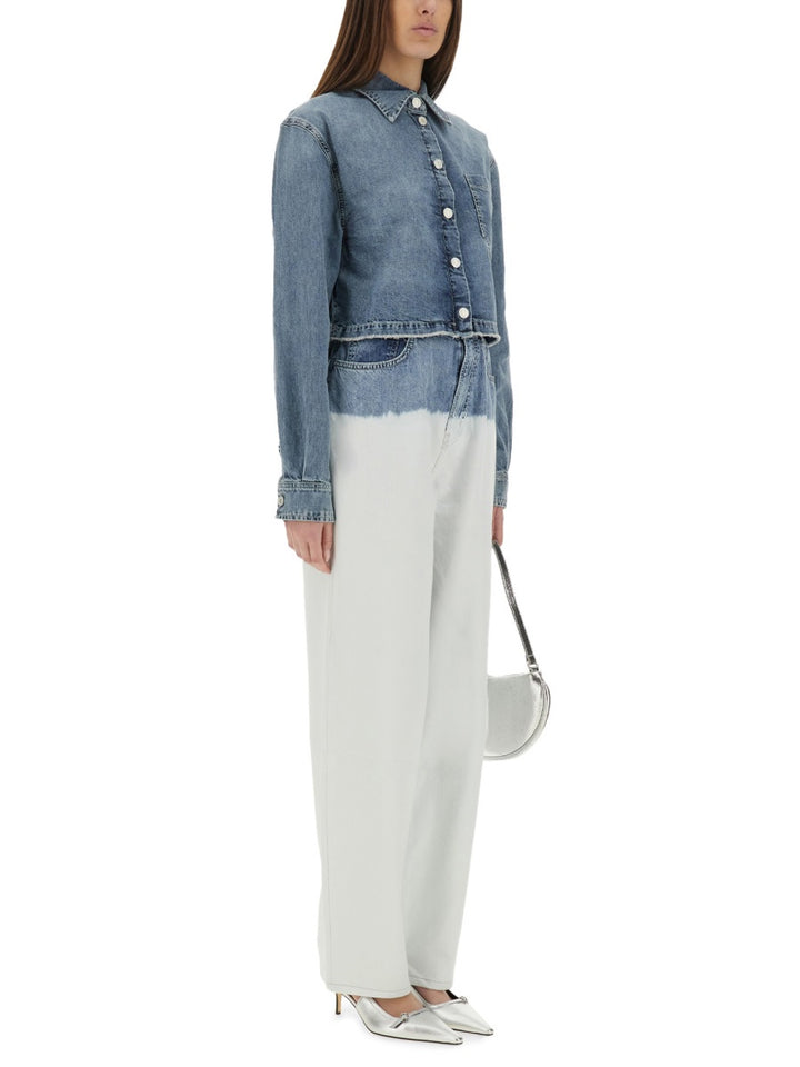 Moschino Jeans Denim - White | Wanan Luxury