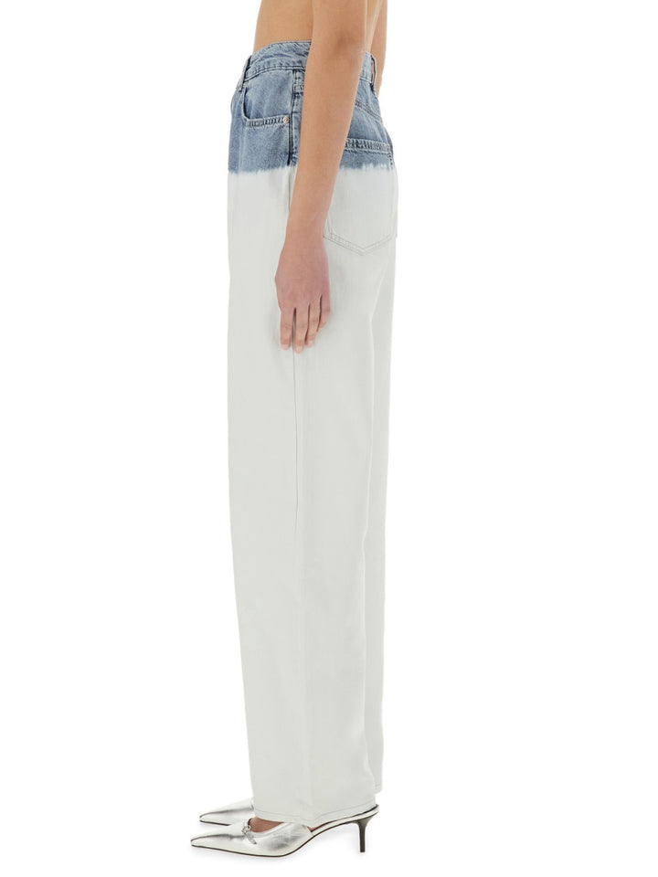 Moschino Jeans Denim - White | Wanan Luxury