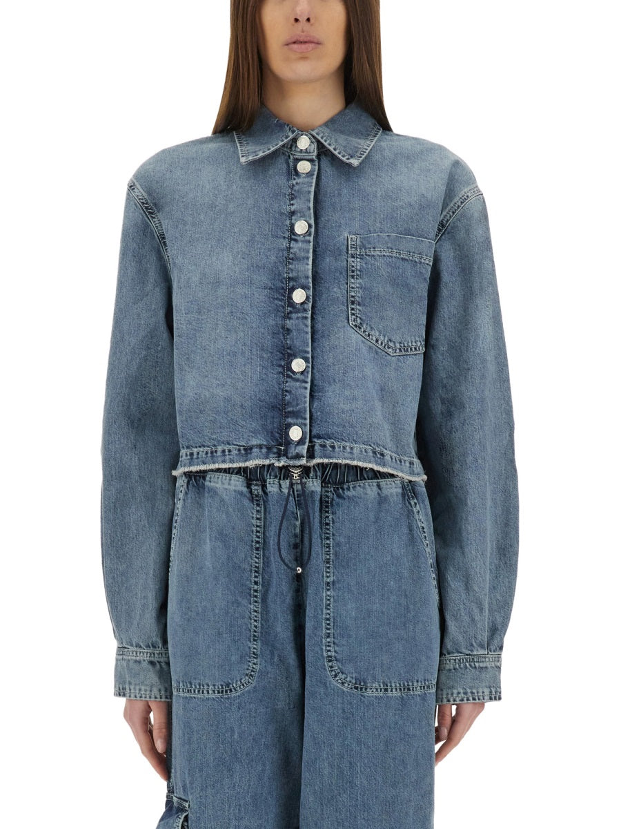 Moschino Jeans Shirts - Blue | Wanan Luxury