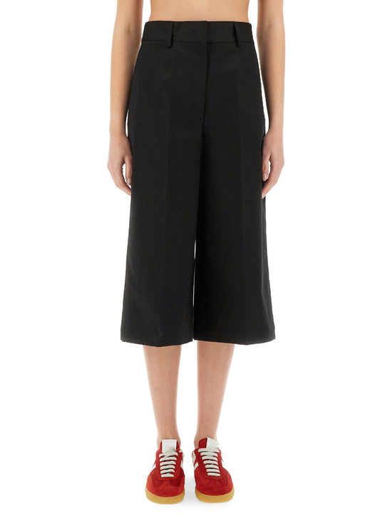 "Wide-Leg" Midi Pants