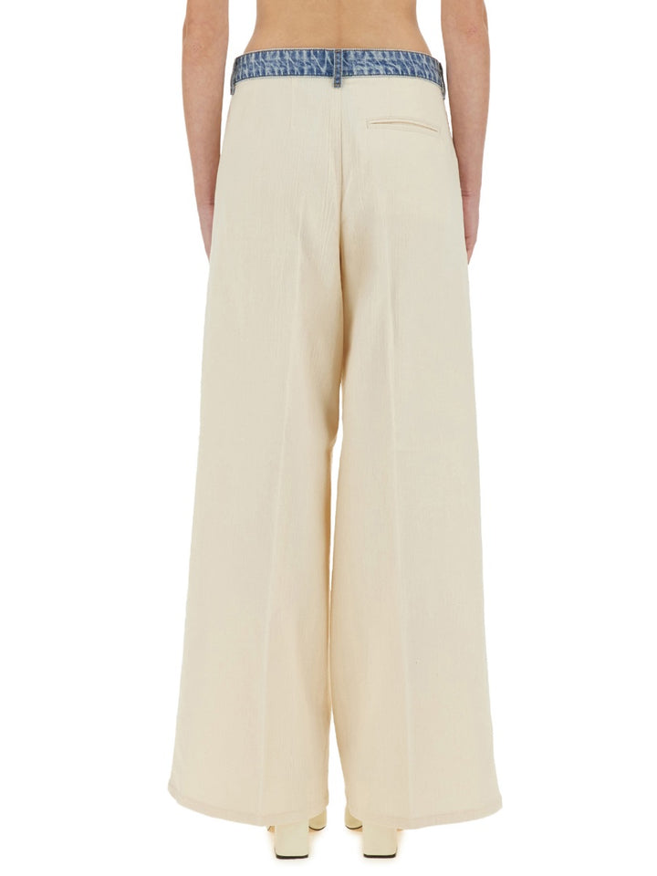 Moschino Jeans Pants - White | Wanan Luxury
