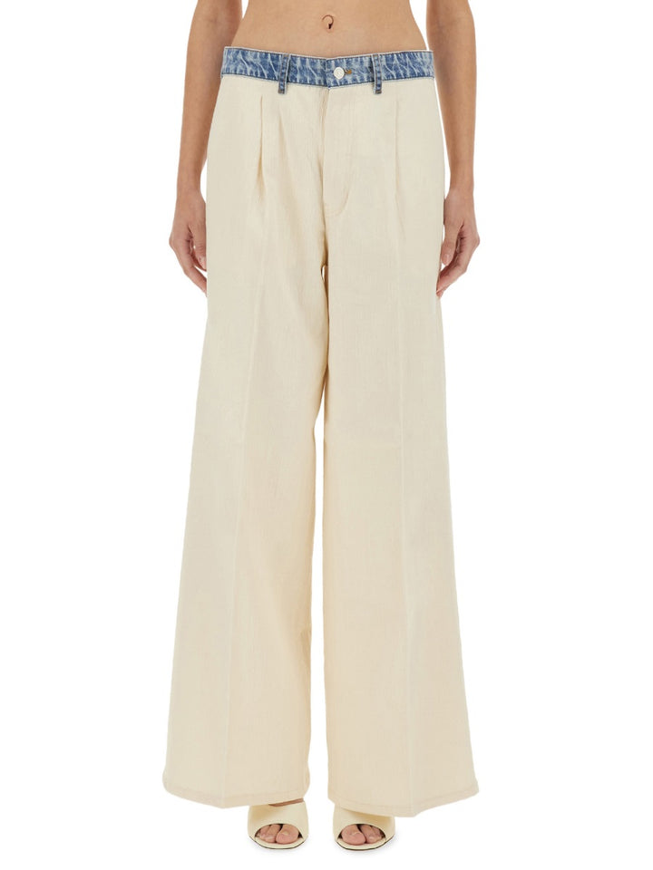 Moschino Jeans Pants - White | Wanan Luxury