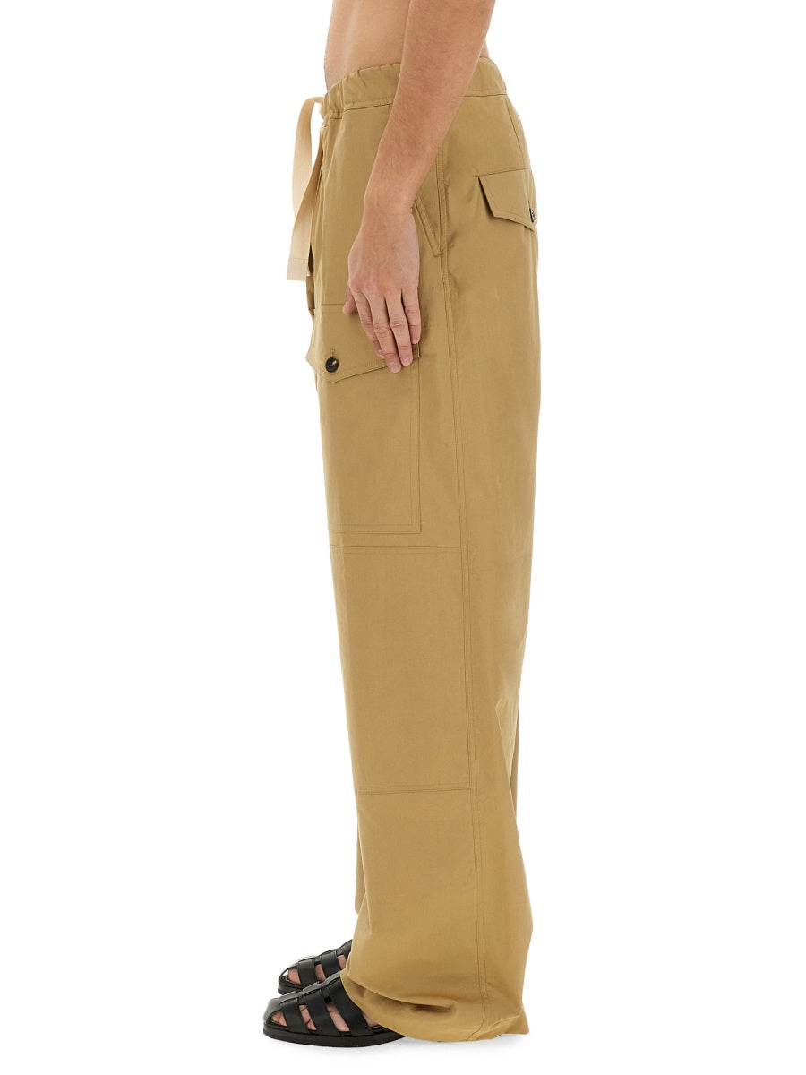 Dries Van Noten Pants - Beige | 59649f3e7e273e535e6e275a1152d4cf5061ec1f