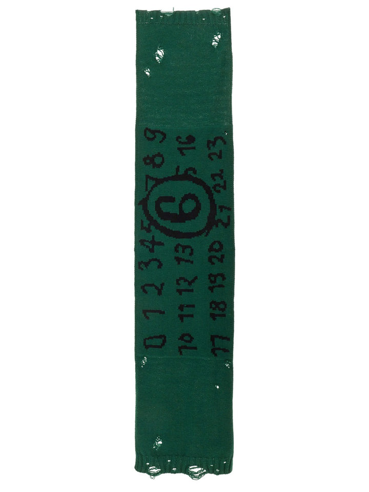 MM6 Maison Margiela Scarves & Gloves - Green | Wanan Luxury