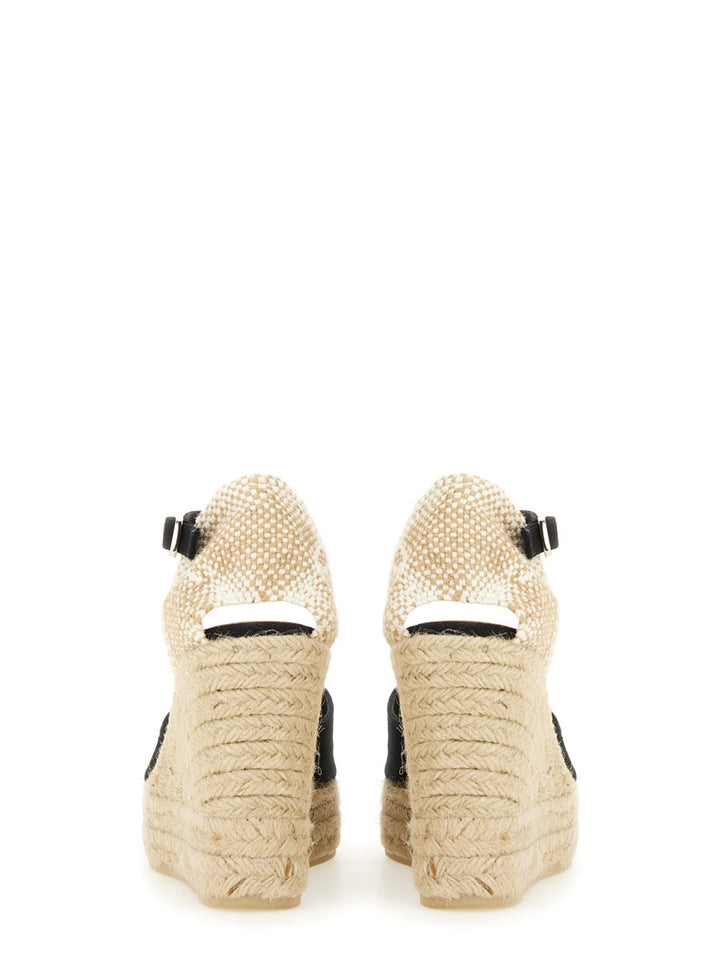 Castañer Wedges - Black | Wanan Luxury