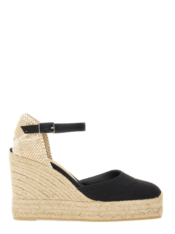 Castañer Wedges - Black | Wanan Luxury