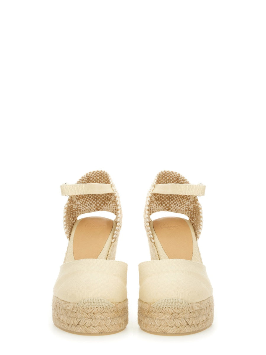 Castañer Wedges - White | Wanan Luxury
