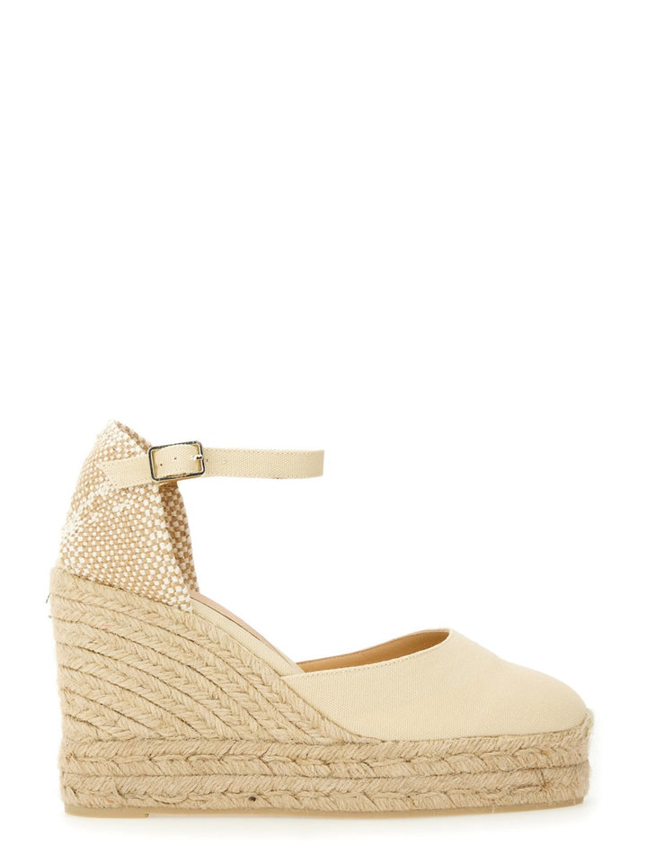 Castañer Wedges - White | Wanan Luxury