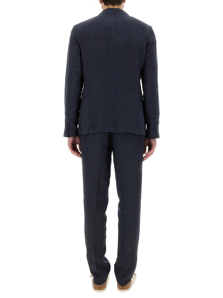 120% Lino Suits & Dresses - Blue | Wanan Luxury