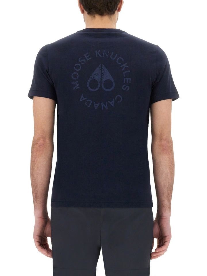 Moose Knuckles T shirts - Blue | Wanan Luxury