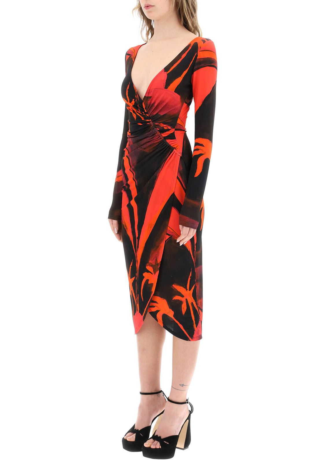 'Summer Solstice' Jersey Midi Dress