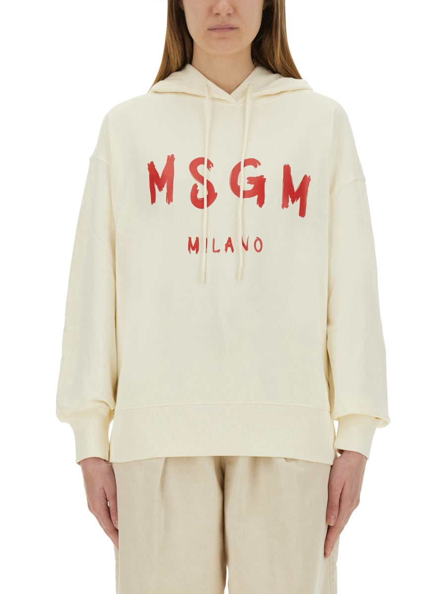 MSGM Sweatshirts - White | Wanan Luxury