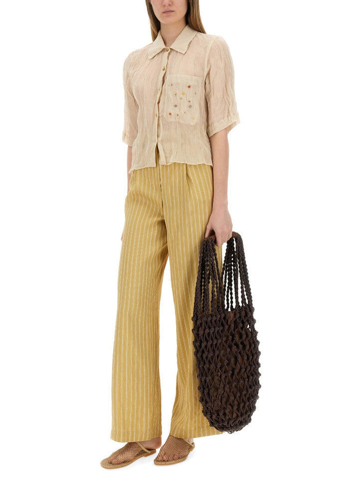 Alysi Pants - Beige | Wanan Luxury