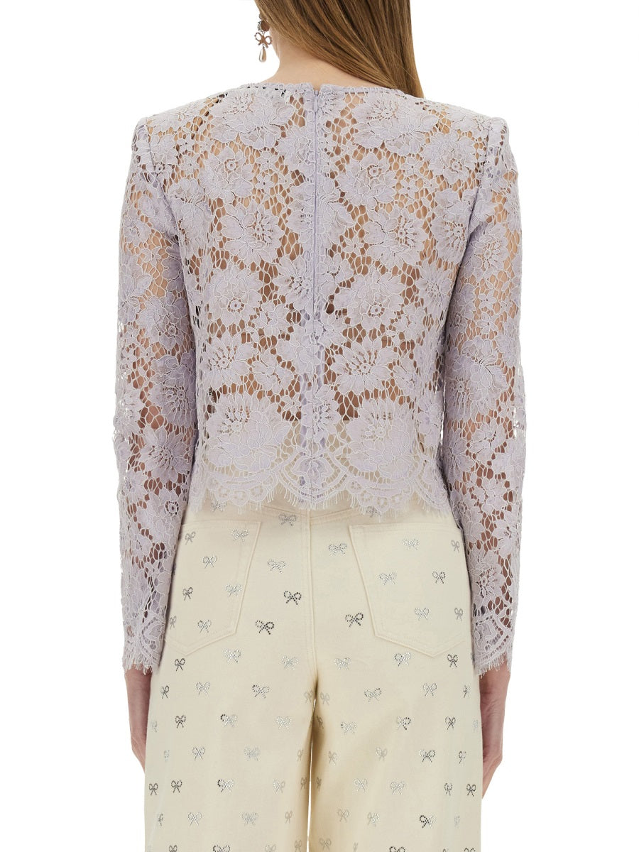 Self-Portrait Tops - Lilac | Wanan Luxury