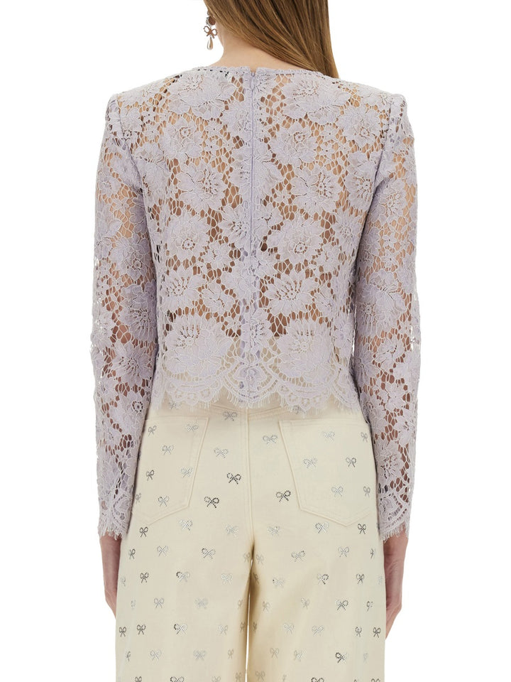 Self-Portrait Tops - Lilac | Wanan Luxury