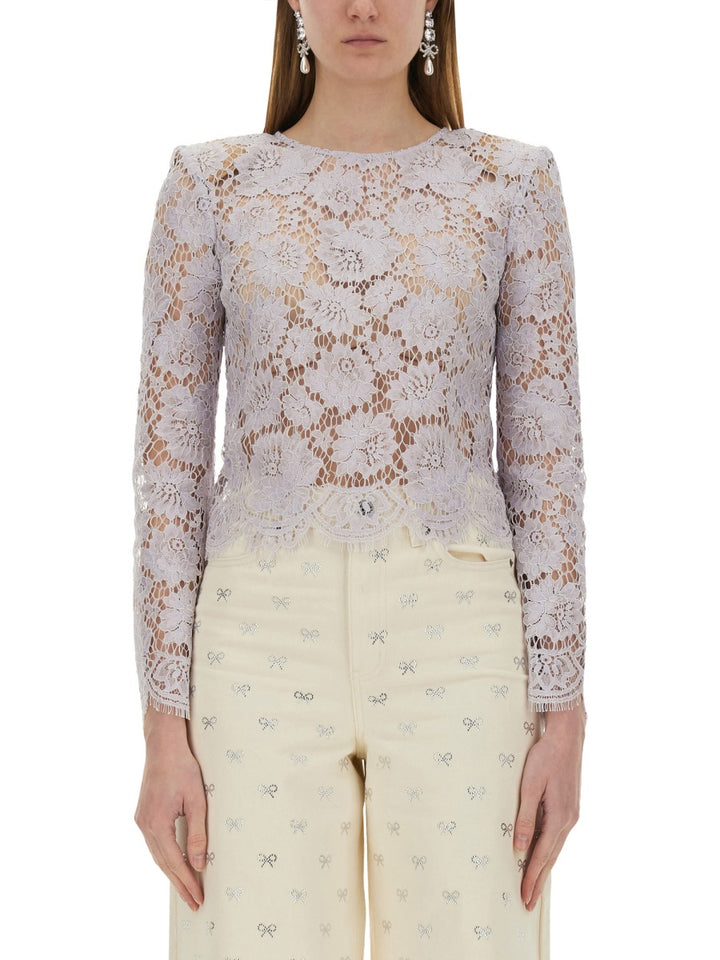 Self-Portrait Tops - Lilac | Wanan Luxury