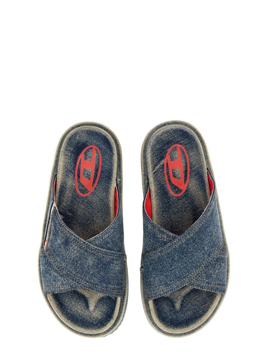 Diesel Sandals - Blue | Wanan Luxury