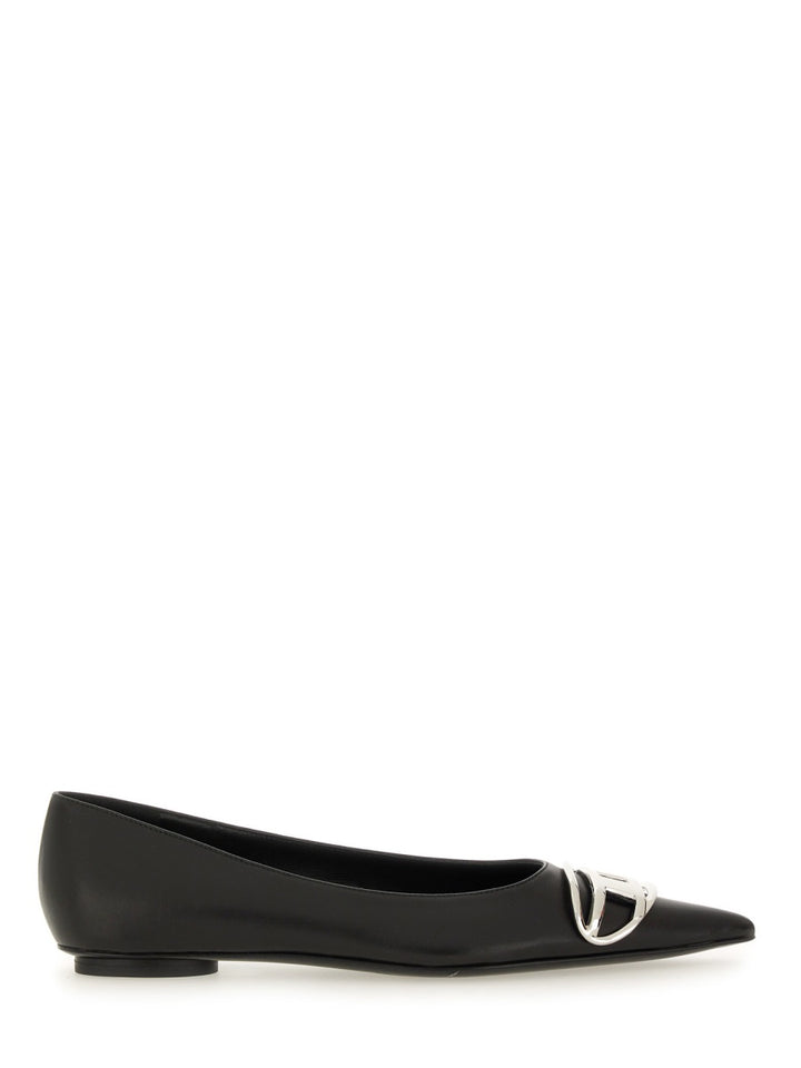 Diesel Flat Shoes - Black | Wanan Luxury