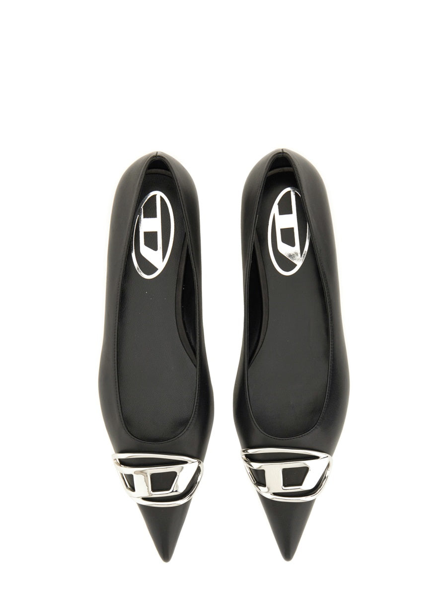 Diesel Flat Shoes - Black | Wanan Luxury