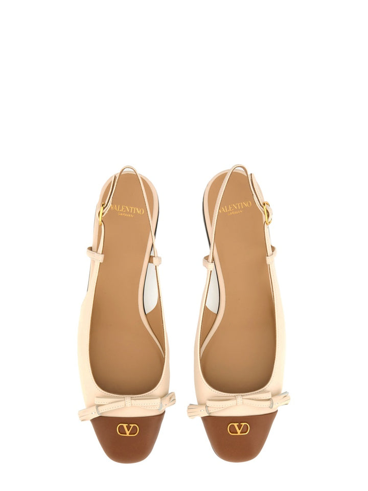Valentino Garavani Flat Shoes - White | Wanan Luxury