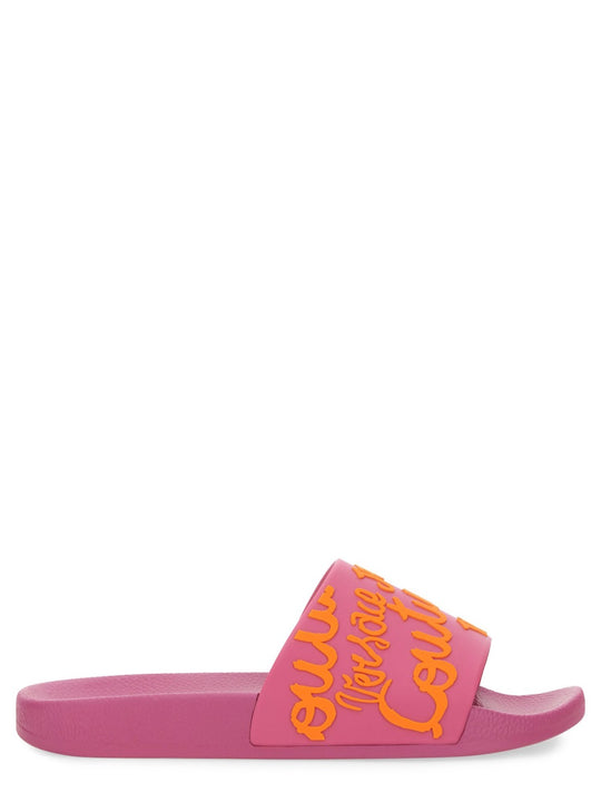 Slide Sandal With Logo