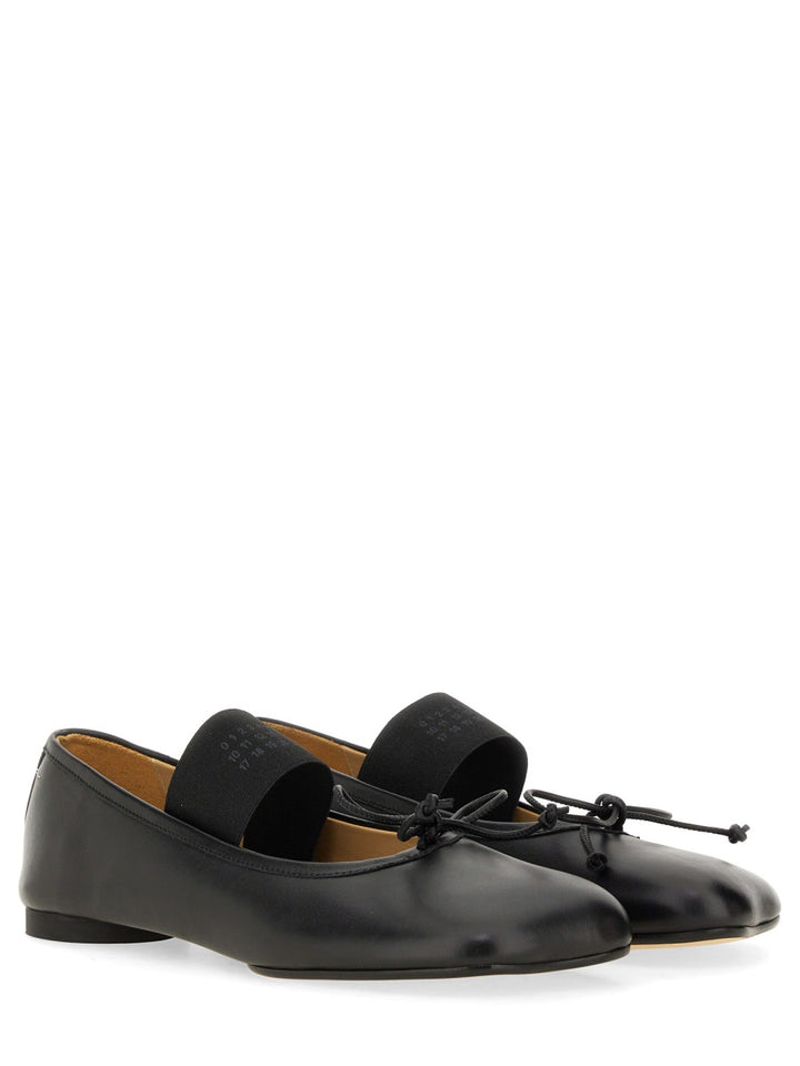 MM6 Maison Margiela Flat Shoes - Black | Wanan Luxury