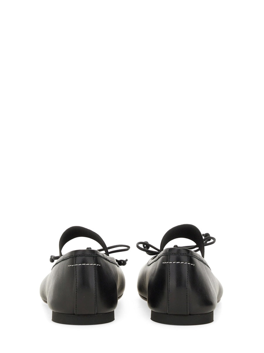 MM6 Maison Margiela Flat Shoes - Black | Wanan Luxury