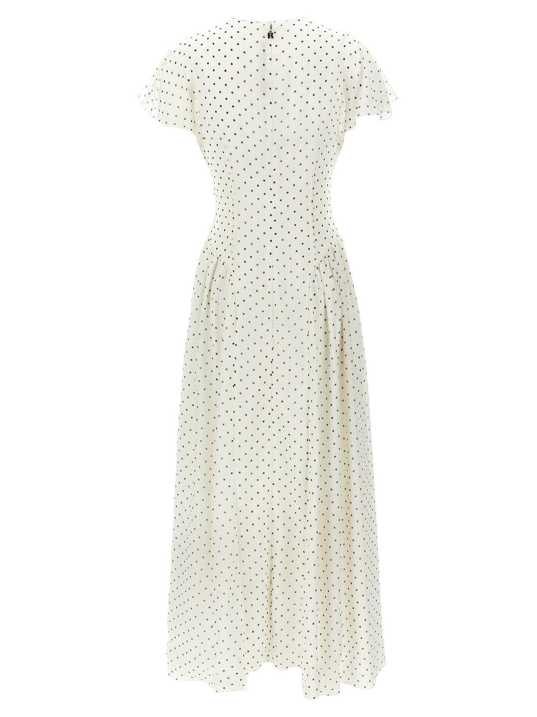 Polka Dot Maxi Dress Dresses White