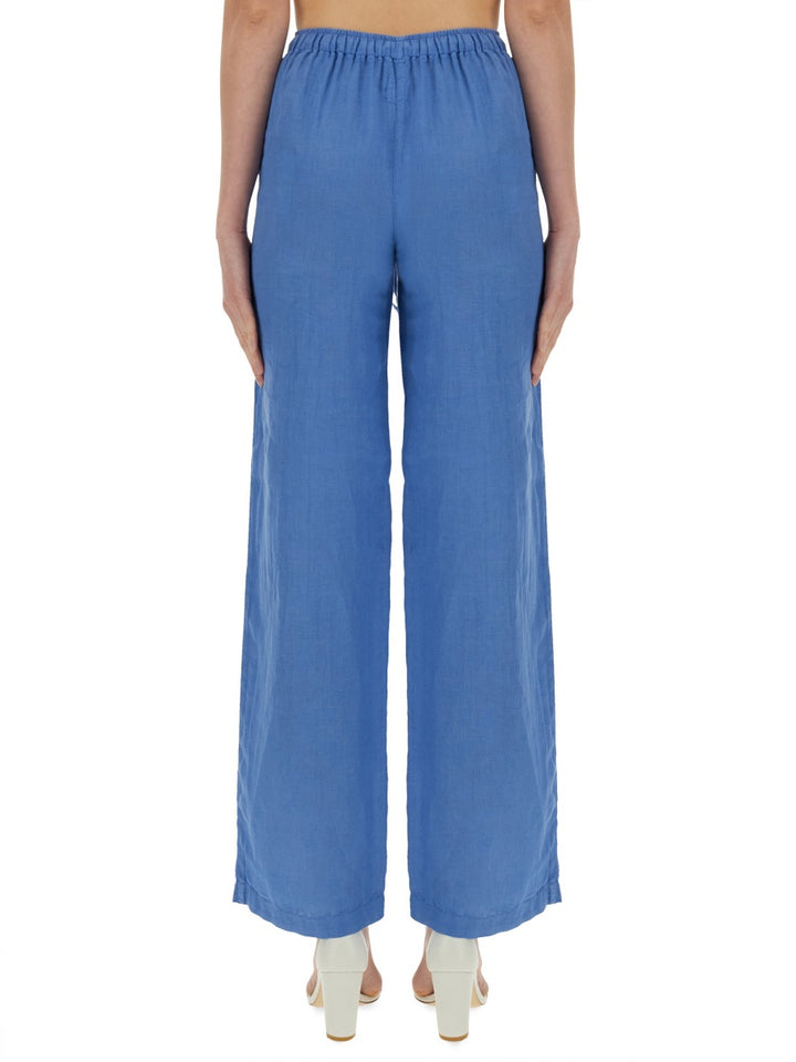 120% Lino Pants - Blue | Wanan Luxury