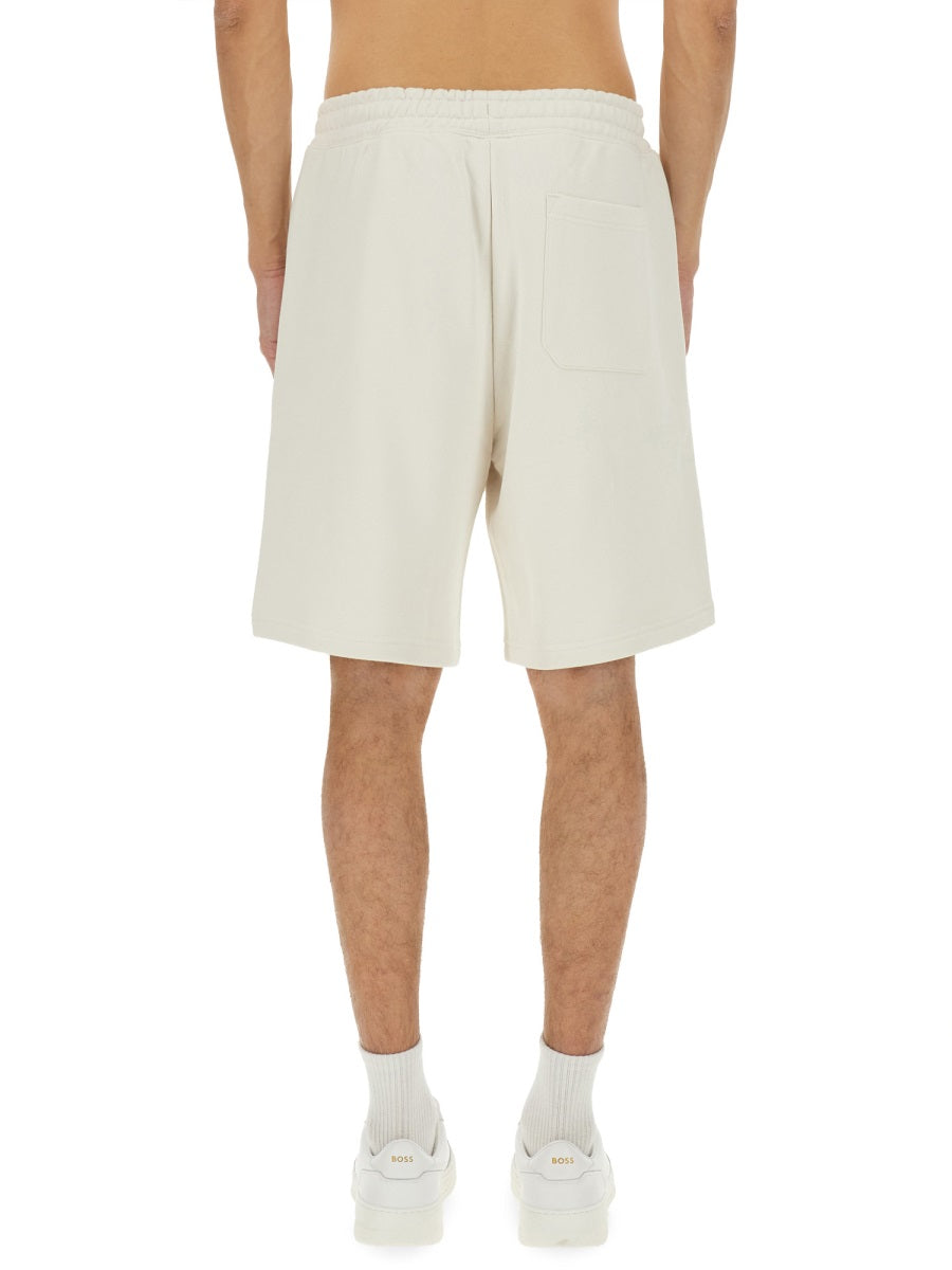 Boss Shorts - White | Wanan Luxury