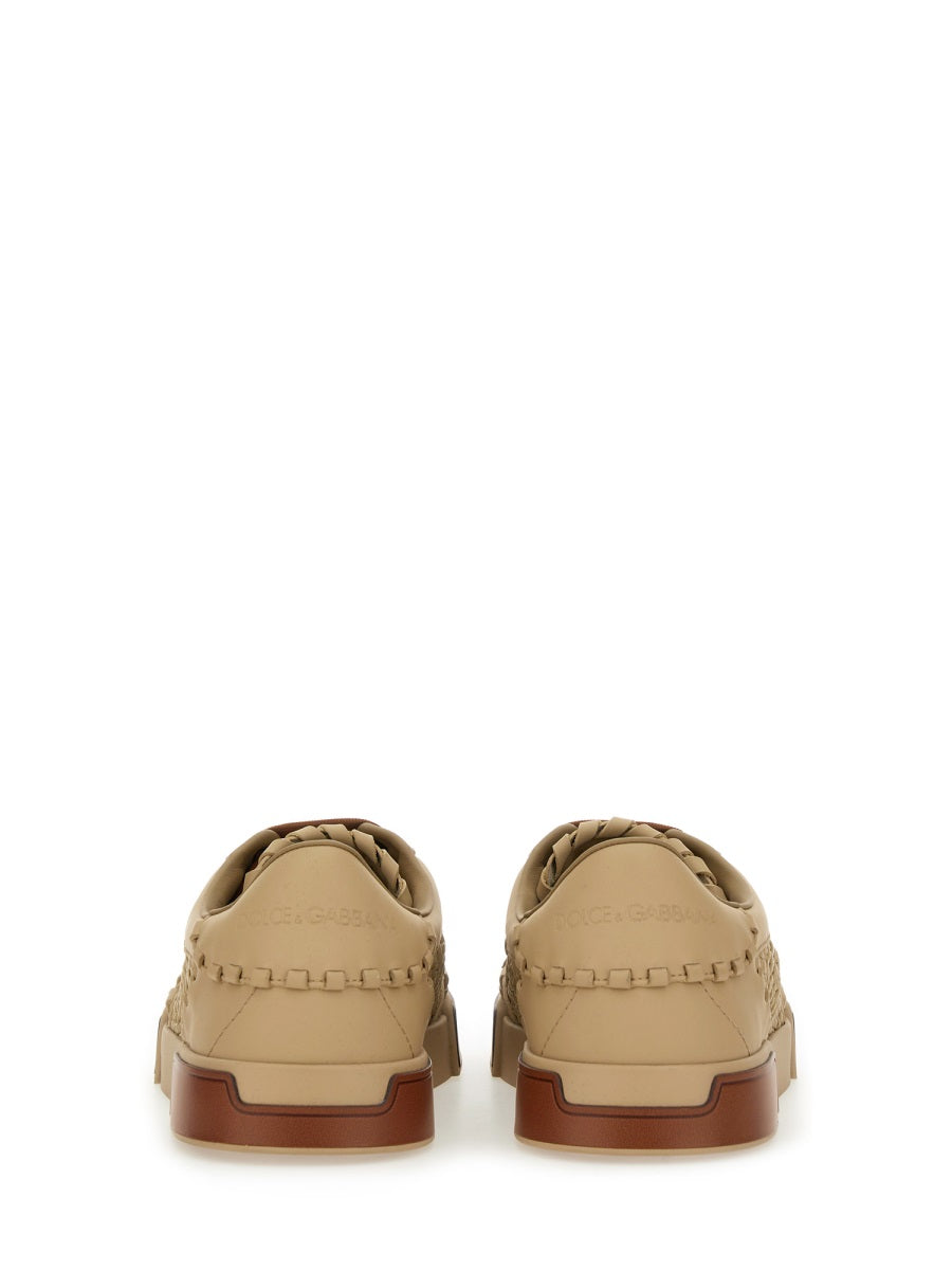 Dolce & Gabbana Sneakers - Beige | Wanan Luxury