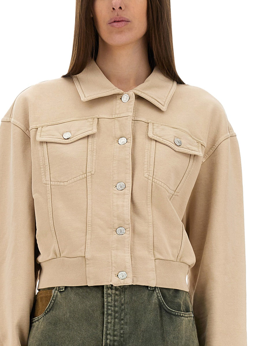 Moschino Jeans Jackets - Beige | Wanan Luxury