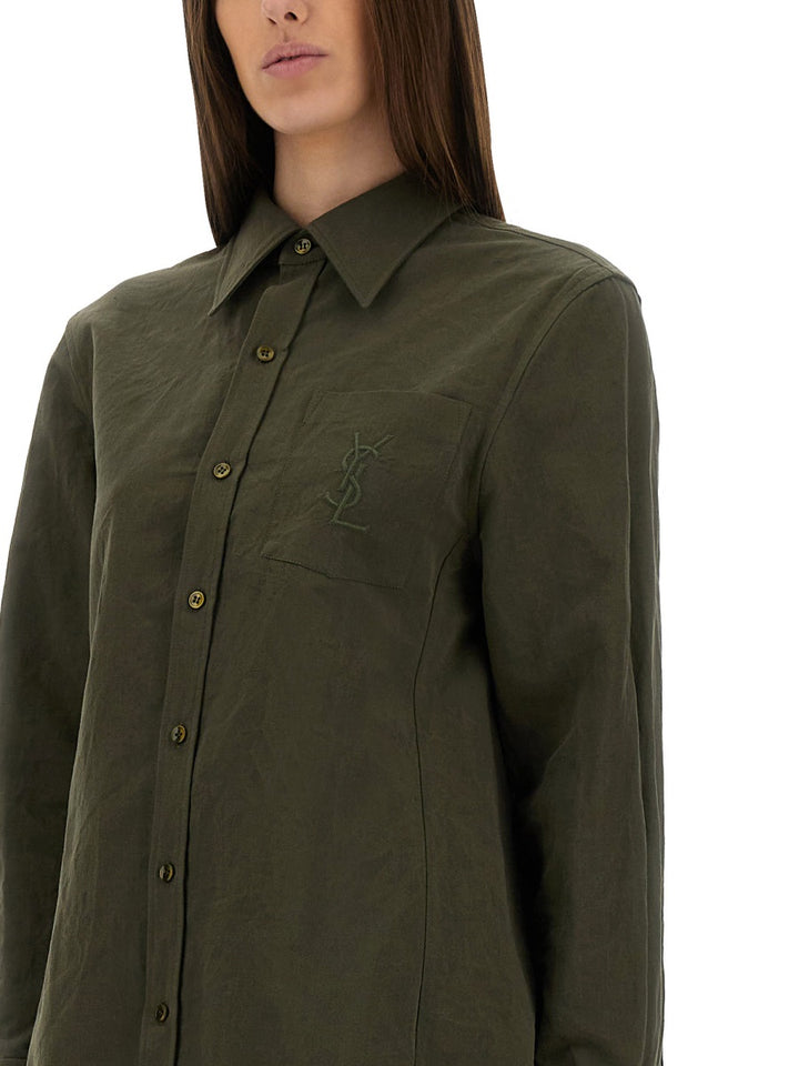 Saint Laurent Shirts - Green | e55609b94c82302fb5463364a1b9f4c05c4a2044