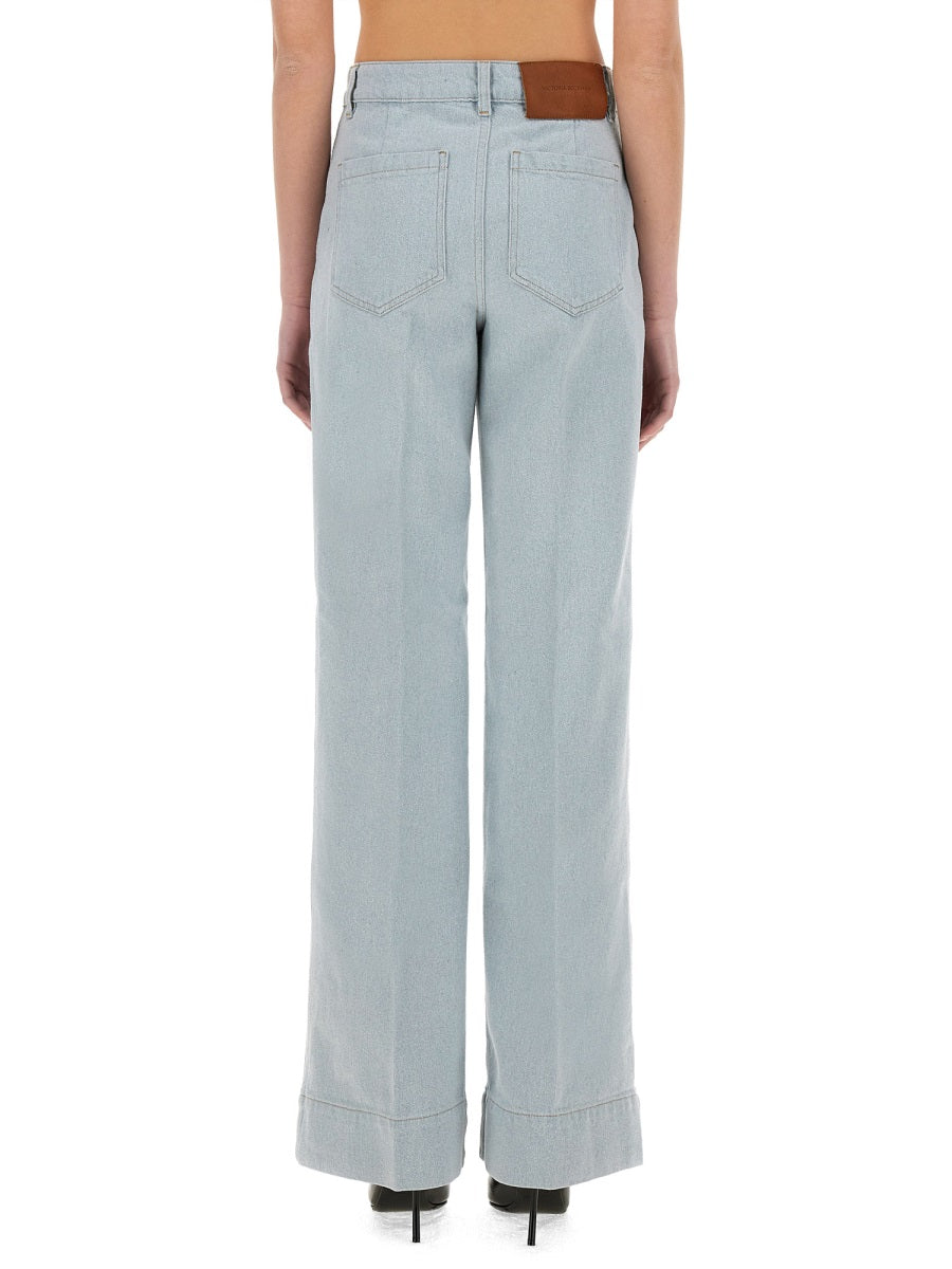Victoria Beckham Denim - White, Light Blue | Wanan Luxury