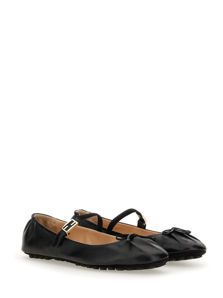 Fendi Flat Shoes - Black | Wanan Luxury