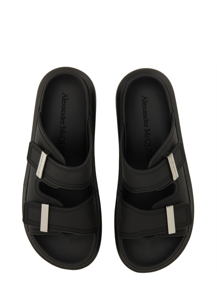 Alexander McQueen Sandals - Black | Wanan Luxury