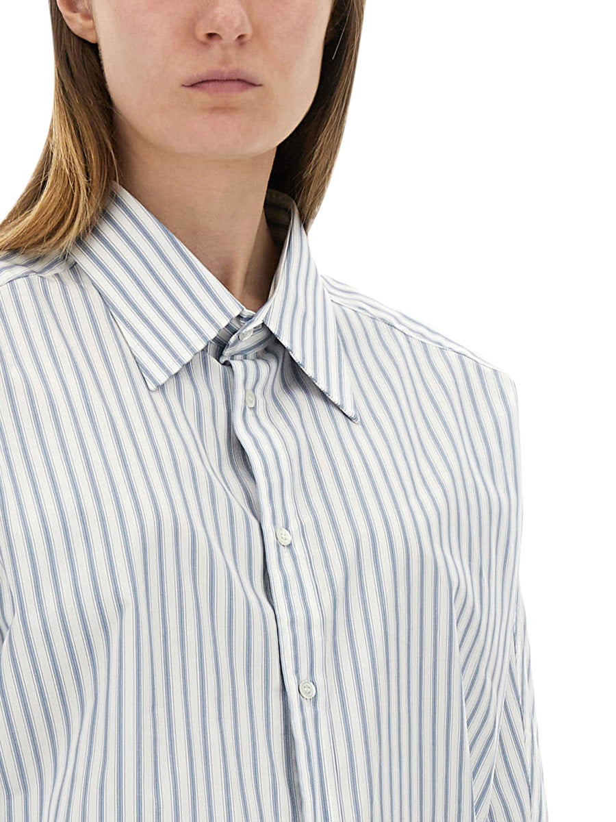 Maison Margiela Shirts - White, Light Blue | Wanan Luxury