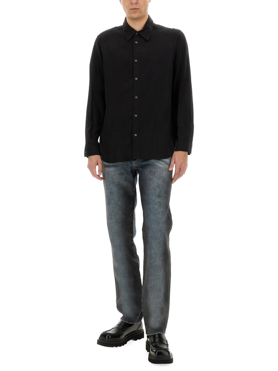 Diesel Shirts - Black | Wanan Luxury