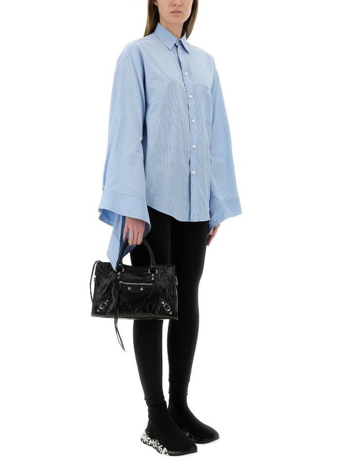 Balenciaga Shirts - Baby Blue | c911ad5bf9e7b6159d163902b2aa96165a92ef70