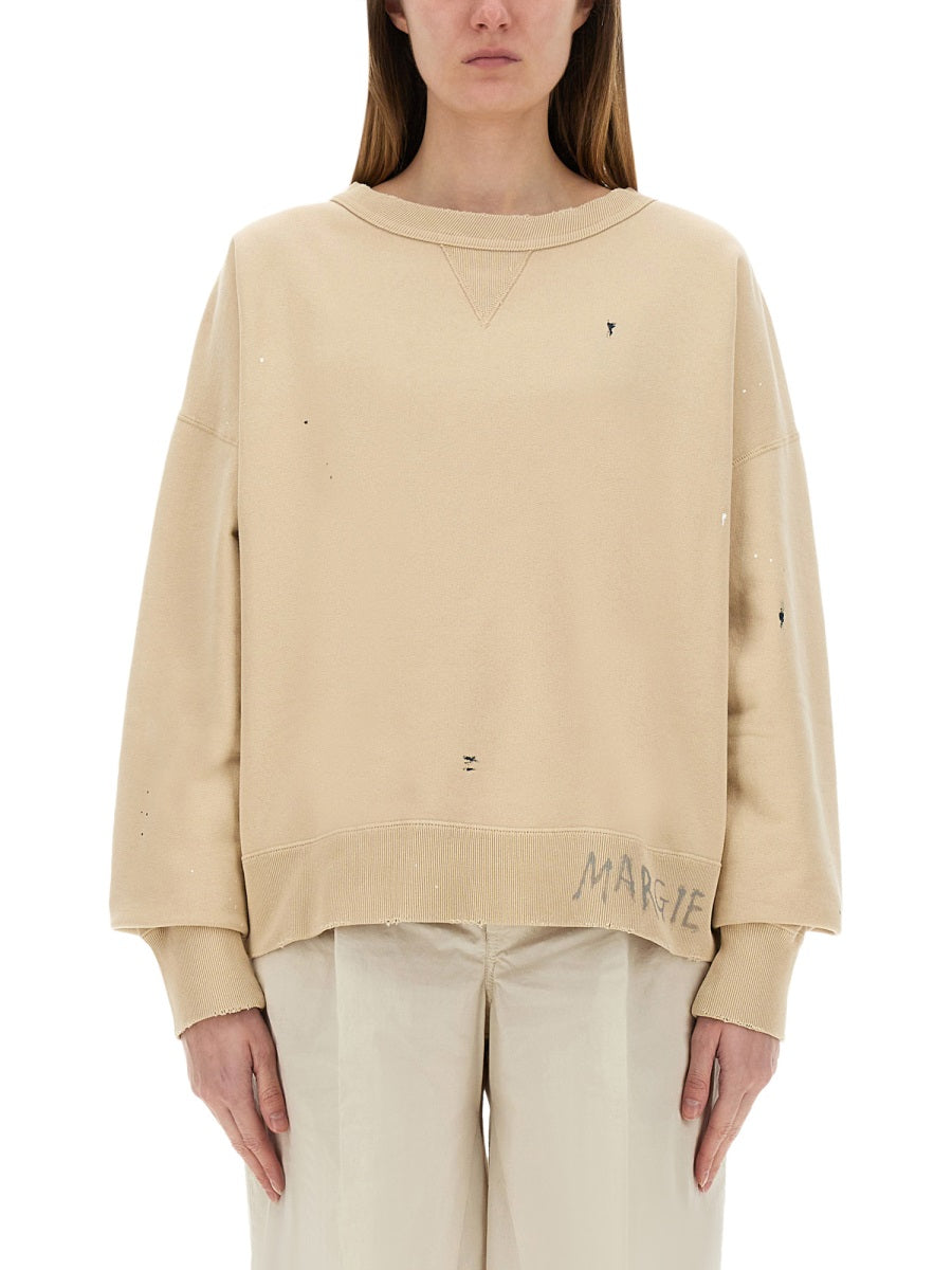 Maison Margiela Sweatshirts - White | Wanan Luxury