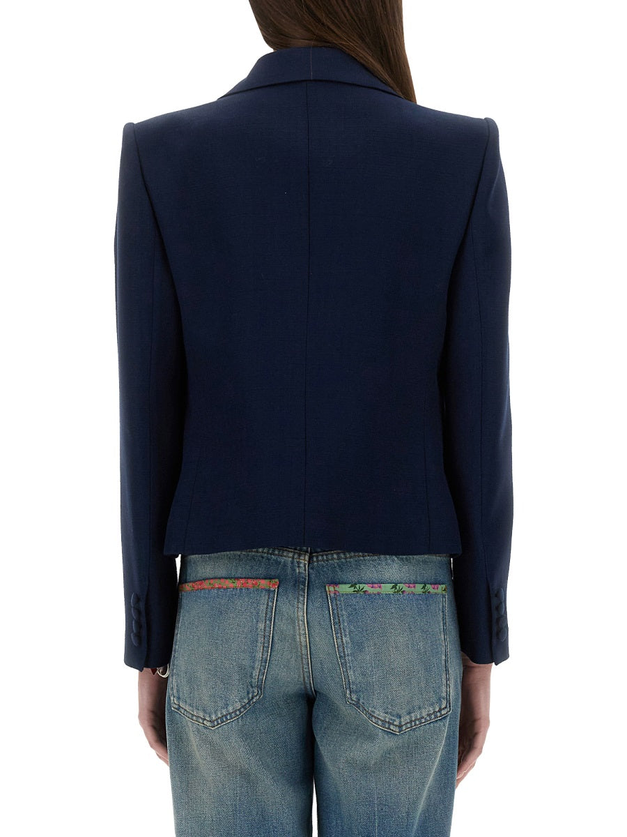 Valentino Garavani Jackets - Blue | Wanan Luxury