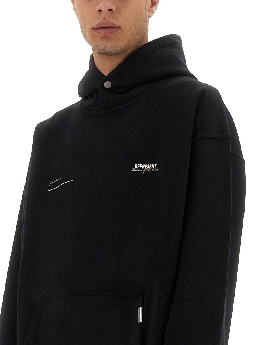 Represent Sweatshirts - Black | Wanan Luxury
