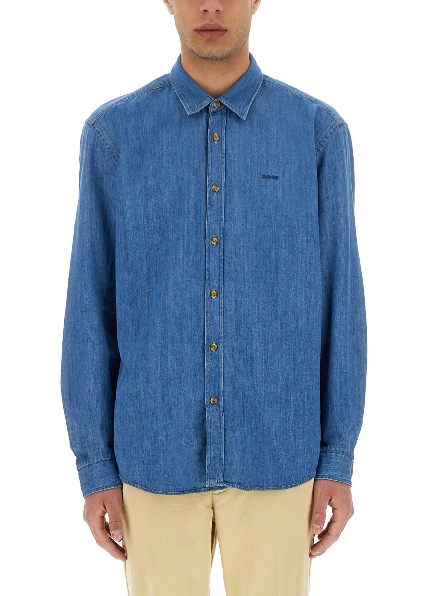 Boss Shirts - Blue | Wanan Luxury