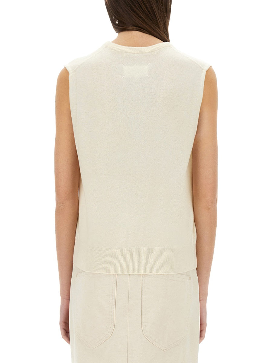 Maison Margiela Gilet - Beige | Wanan Luxury