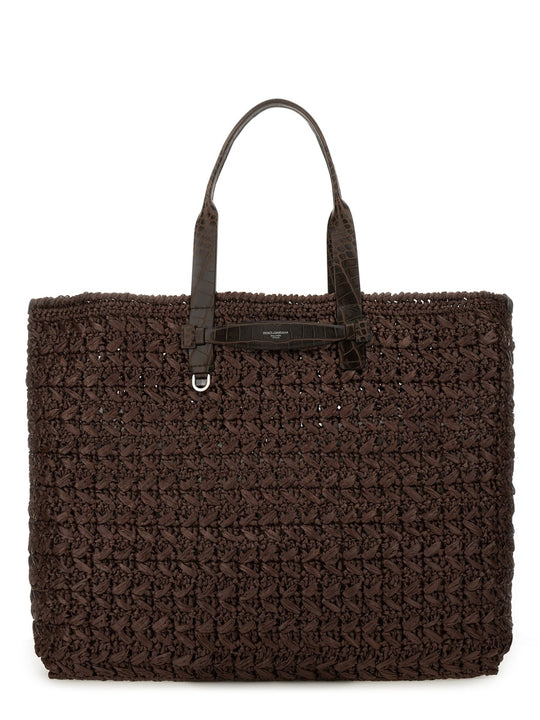 Woven Mesh Shopping Bag