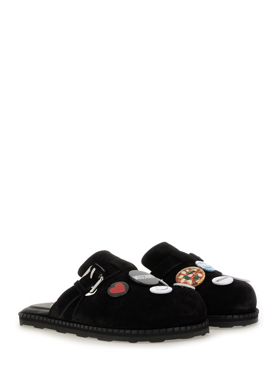 Moschino Flat Shoes - Black | Wanan Luxury