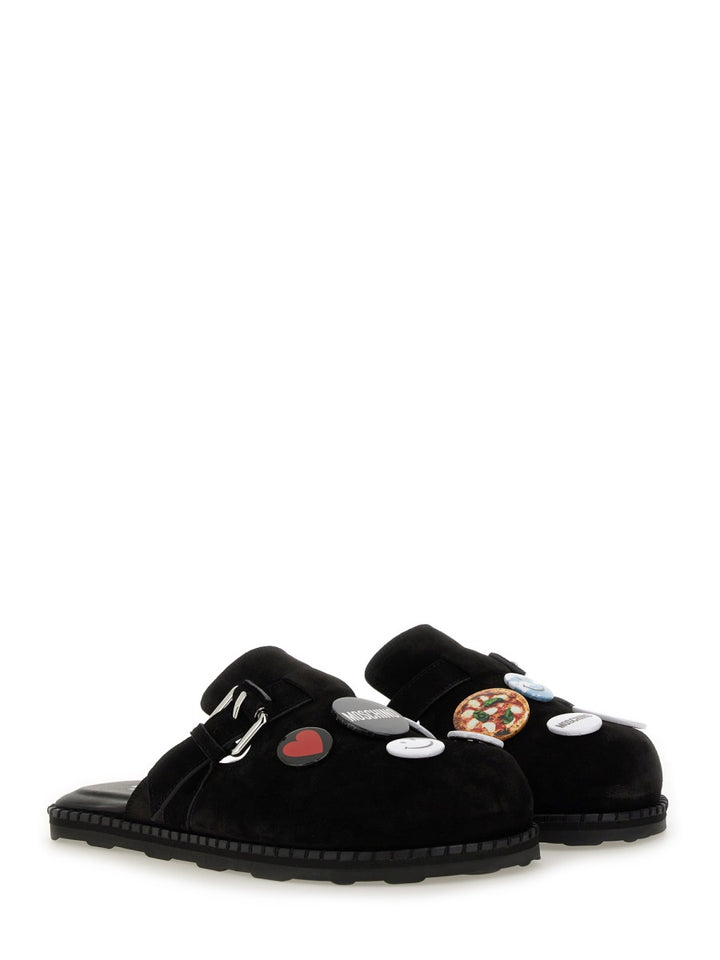 Moschino Flat Shoes - Black | Wanan Luxury